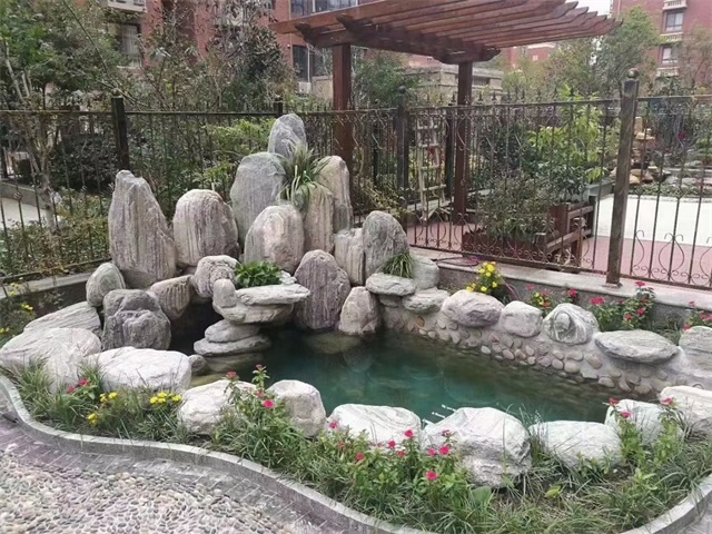 临沂家庭庭院水景设计
